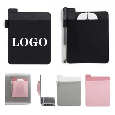 Elastic Adhesive Wireless Mouse Pouch with Pen Holder