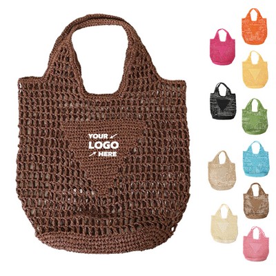 Knitted Hollow Tote Bag