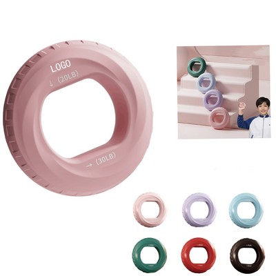 Dual-Resistance Silicone Grip Ring for Hand Strength Therapy