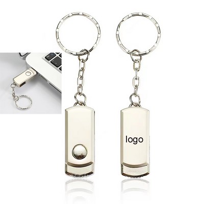 8G USB Flash Drive With Keychain