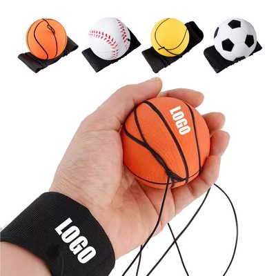 Wrist Return Ball on a String