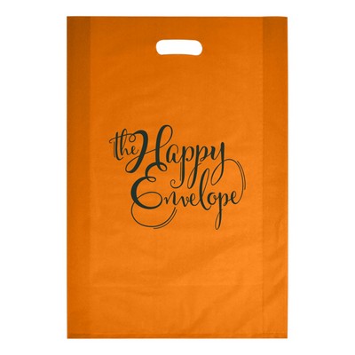 Frosted Orange Colored Poly Merchandise Bag/ 2.5 Mil ( 14"x3"x21")