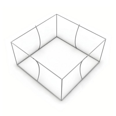 5' Rectangular Hanging Banner - Hardware