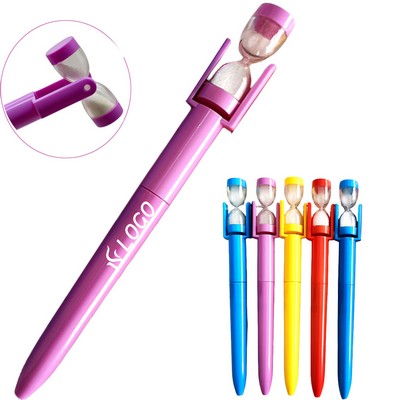 Hourglass Timer Ballpoint Pen