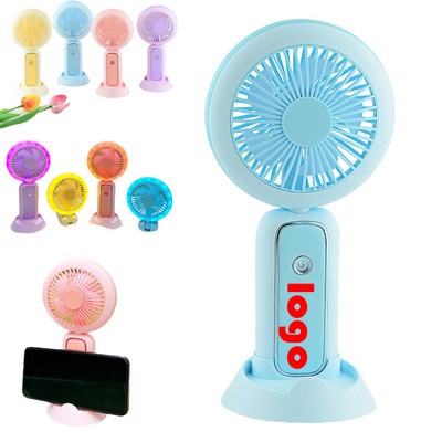 Desktop Portable Foldable Handheld Mini Light Small Fan