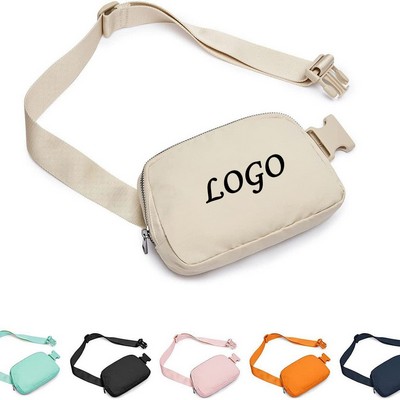 Nylon Waterproof Sports Waist Bag Multi Functional Running Phone Fitness Outdoor Crossbody Bag