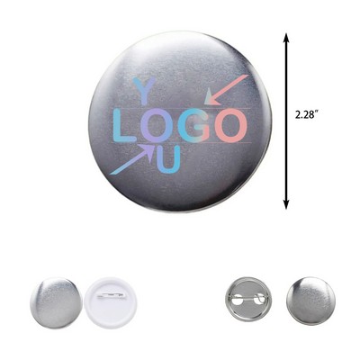 Personalized Emblem Round Button Badge