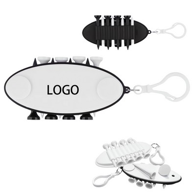 Oval Golf Tee Carrier