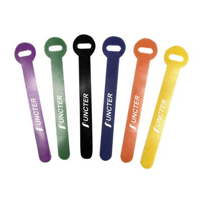 Adjustable 5.9" L Self-Adhesive Cable Ties Cord Straps