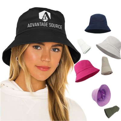 Foldable Cotton Bucket Hat