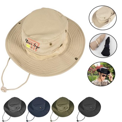 Dual Style Foldable Bucket Hat UV Protection