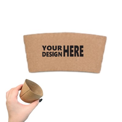 Personalized Kraft Paper Cup Sleeves