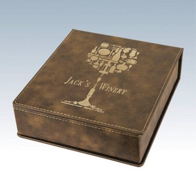 Leatherette 3 Piece Wine Tool Set