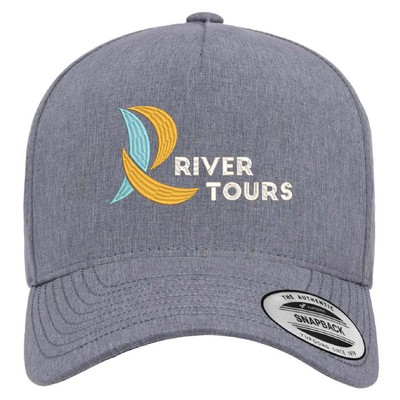 Yupoong 5389AP YP Classics Five-Panel Perforated Hat with Embroidery