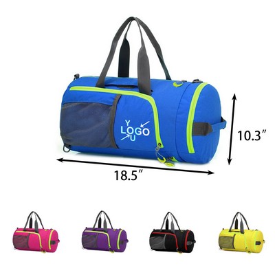 Versatile Foldable Sports Duffel and Backpack