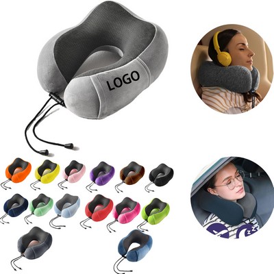 Memory Foam Neck Pillow Travel Airplane Sleep