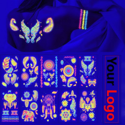 Fluorescent Tattoo Sticker