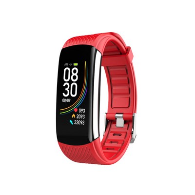 Intelligent Galaxy Chillband Slim Thermo All Day Body Temperature Monitoring Watch - Red