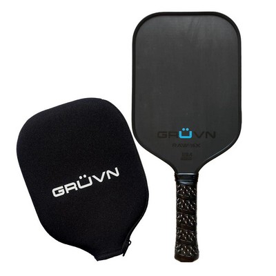 GRUVN Raw-16X Pickleball Paddle Size 16.5'' - Black/Blue