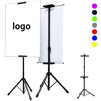 Double-Sided Poster Stand – Aluminum Tripod, Portable Display