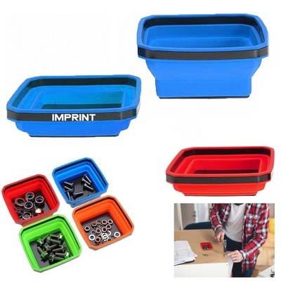 Collapsible Magnetic Tool Tray