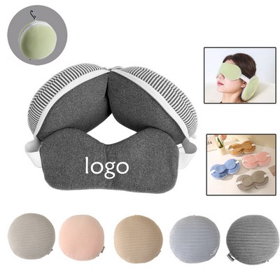 2-in-1 Sleep Mask And Neck Pillow