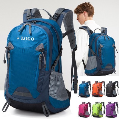 35L Hiking Backpack Water Resistant Outdoor Sports Travel Daypack Lightweight with Rain Cover