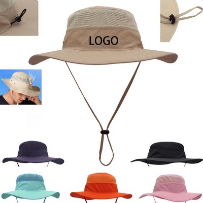 Wide-Brim UPF50+ Fisherman Hat
