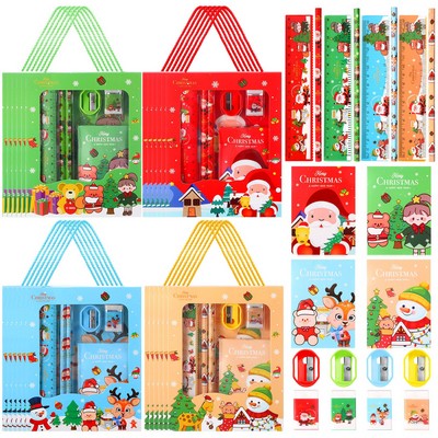 Christmas School Stationery Set for Kid 6" 1 for Party Favors