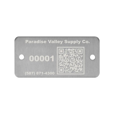 Premium Aluminum Asset Tags