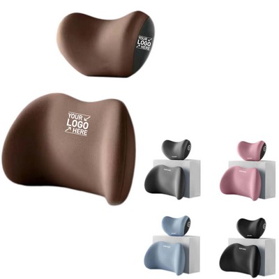 Car Headrest and Lumbar Support Pillow Set