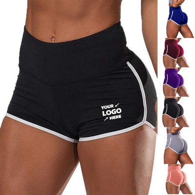 High Waist Stretchy Running Shorts