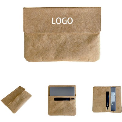 Waterproof DuPont Kraft Paper Laptop Bag