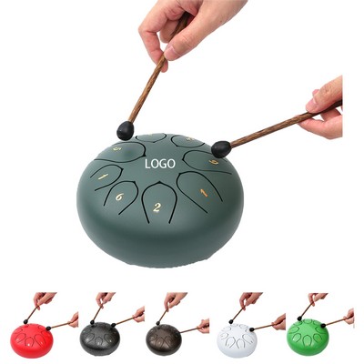 6" 8 Tone Steel Tongue Drum