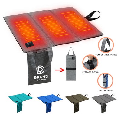Portable Outdoor Lightweight Folding Heating Stadium Seat Cushion