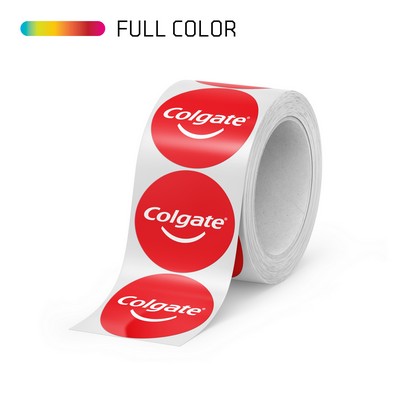 Full Color Circle Roll Label - Up to 13.01-17.00 Square Inches