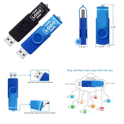 8GB Swivel Fast USB Drive