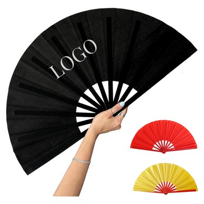 Large Rave Clacking Popping Fans for Line Dancing