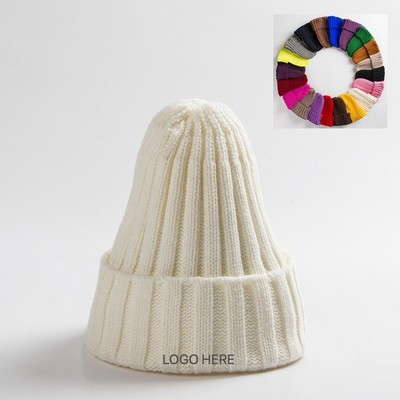 Knitted Winter Beanie Hat