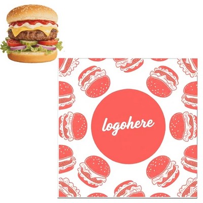 Custom Premium Grease Resistant Burger Wrap Paper(Ocean)