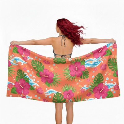 Dye-Sublimation Microfiber Beach Towel