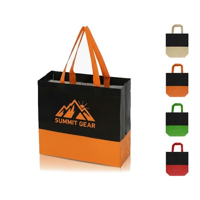 Laminated Non Woven Two Toned Sturdy Bag