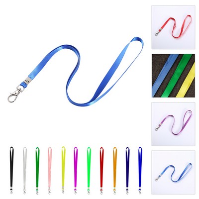 Silkscreen Polyester Lanyard w /Lobster Claw (Breakaway Option)
