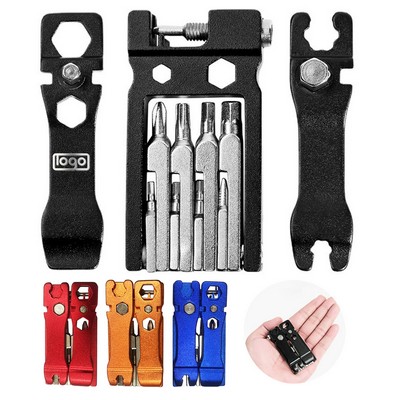 20-in-1 Aluminum Alloy Bicycle Repair Tool Kit