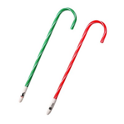 Creative Christmas Plastic Candy Cane Ballpoint Pen