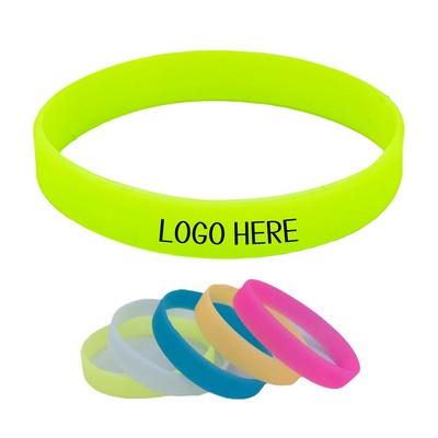Multi-color Glow-in-the-Dark Silicone Bracelet