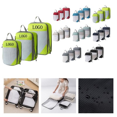 Three Pieces Travel Storage Bag Set