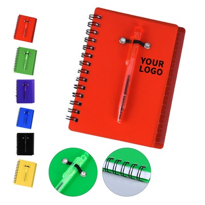 Spiral Notebook Notepad Five Point One Inches Length Three Point Nine Inches Width