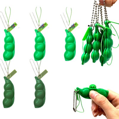 Squeezing Pea Pod Decompression Toy