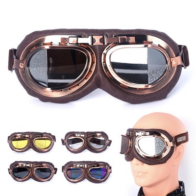 Vintage Motorcycle Windproof Goggles